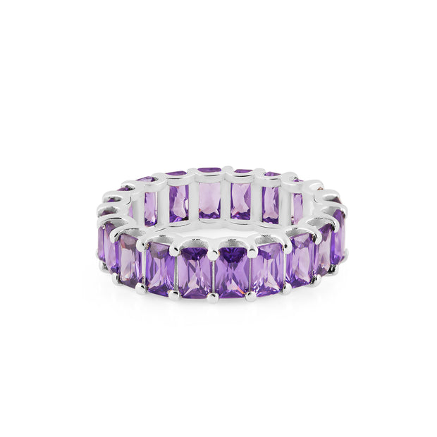 Amethyst Gemstone Solid 925 Sterling Silver Ring