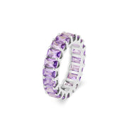 Amethyst Gemstone Solid 925 Sterling Silver Ring