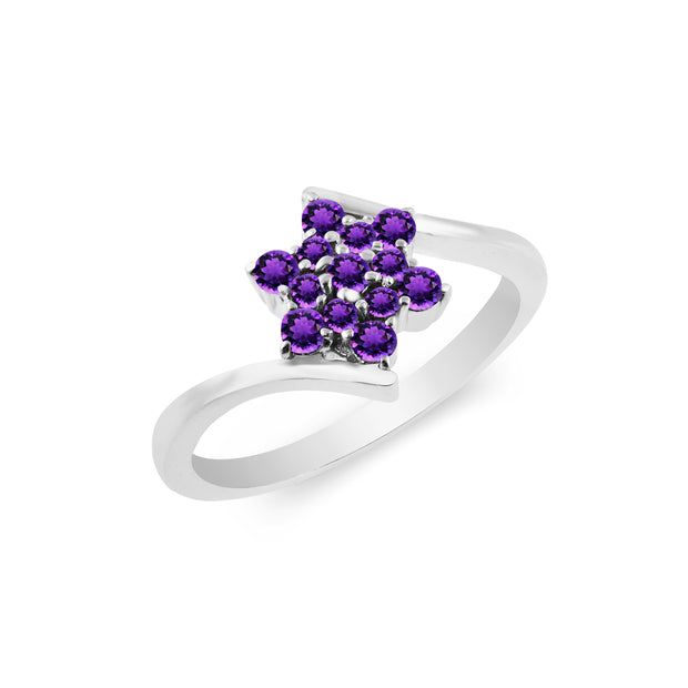 Amethyst Gemstone Solid 925 Sterling Silver Ring