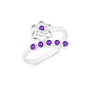 Amethyst Gemstone Solid 925 Sterling Silver Ring