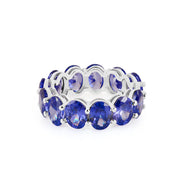 Blue Sapphire Gemstone Solid 925 Sterling Silver Ring