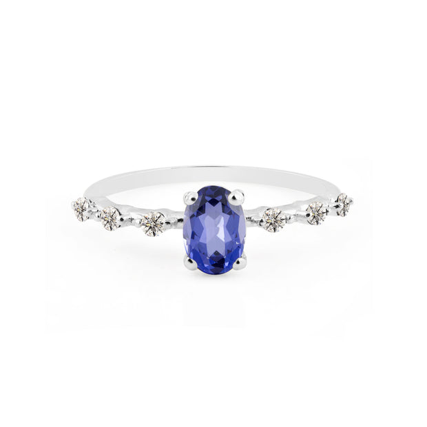 Tanzanite Gemstone Solid 925 Sterling Silver Ring