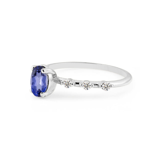 Tanzanite Gemstone Solid 925 Sterling Silver Ring