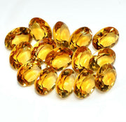 Natural Citrine 9x7 MM Oval Cut Loose Gemstone