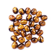Natural Tiger's Eye 10x8 MM Oval Cabochon Loose Gemstone