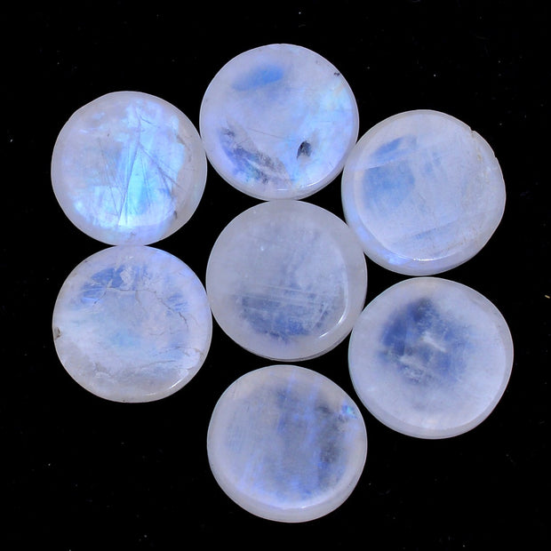 Natural Moonstone 9 MM Round Cabochon Loose Gemstone