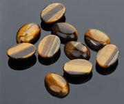 Natural Tiger's Eye 14x10 MM Oval Cabochon Loose Gemstone