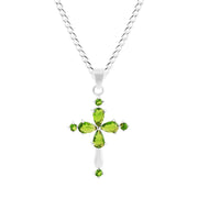 Peridot Gemstone Solid 925 Sterling Silver Pendant