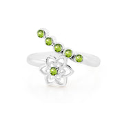 Peridot Gemstone Solid 925 Sterling Silver Ring