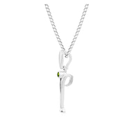 Peridot Gemstone Solid 925 Sterling Silver Pendant