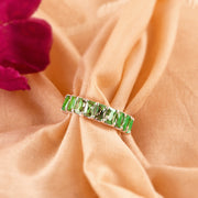 Peridot Gemstone Solid 925 Sterling Silver Ring