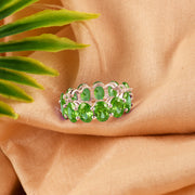 Peridot Gemstone Solid 925 Sterling Silver Ring