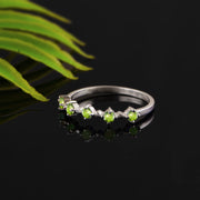 Peridot Gemstone Solid 925 Sterling Silver Ring