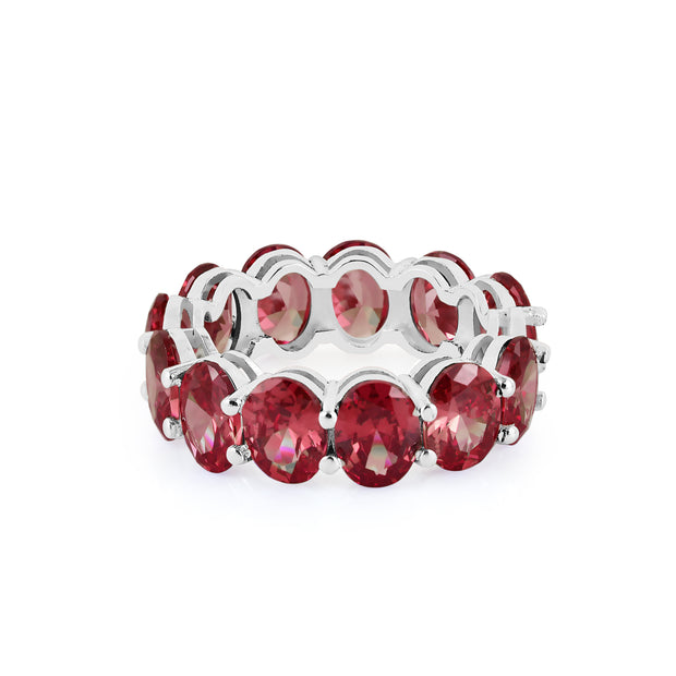 Garnet Gemstone Solid 925 Sterling Silver Ring