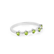 Peridot Gemstone Solid 925 Sterling Silver Ring