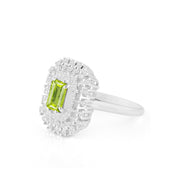 Peridot Gemstone Solid 925 Sterling Silver Ring