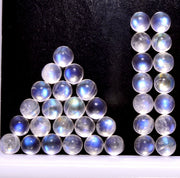 Natural Moonstone 3.5 MM Round Cabochon Loose Gemstone