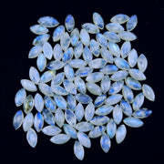 Natural Moonstone 3x6 MM Marquise Cabochon Loose Gemstone