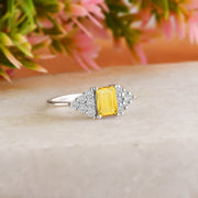 Citrine Gemstone Solid 925 Sterling Silver Ring