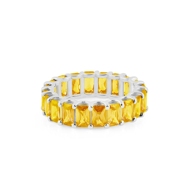 Citrine Gemstone Solid 925 Sterling Silver Ring