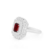 Garnet Gemstone Solid 925 Sterling Silver Ring
