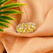 Citrine Gemstone Solid 925 Sterling Silver Ring