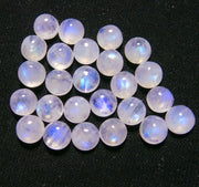 Natural Moonstone 4 MM Round Cabochon Loose Gemstone