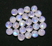 Natural Moonstone 4 MM Round Cabochon Loose Gemstone