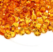 Natural Citrine 4 MM Round Cut Loose Gemstone