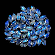 Natural Moonstone 4X8 MM Marquise Cabochon Loose Gemstone
