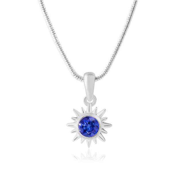 Tanzanite Gemstone Solid 925 Sterling Silver Pendant