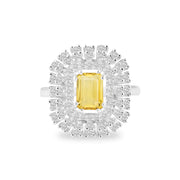 Citrine Gemstone Solid 925 Sterling Silver Ring