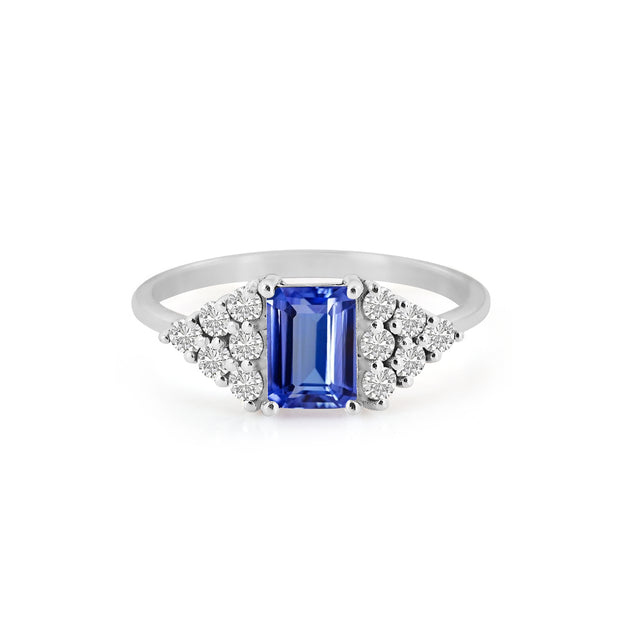 Tanzanite Gemstone Solid 925 Sterling Silver Ring
