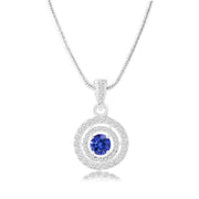 Tanzanite Gemstone Solid 925 Sterling Silver Pendant