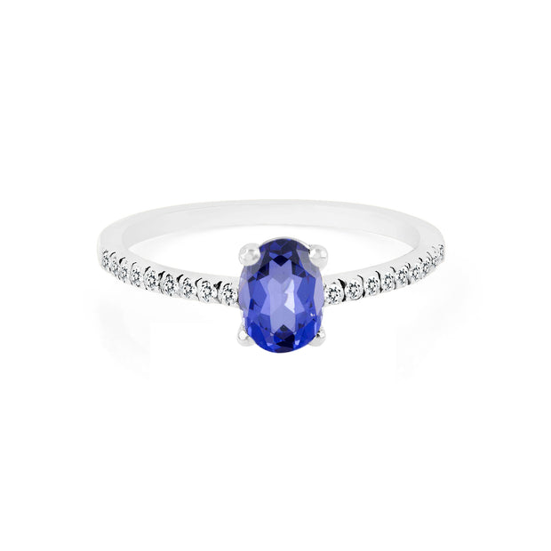 Tanzanite Gemstone Solid 925 Sterling Silver Ring