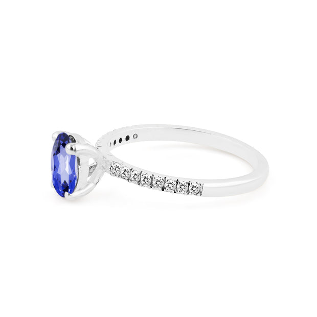 Tanzanite Gemstone Solid 925 Sterling Silver Ring