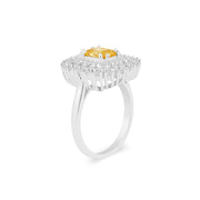 Citrine Gemstone Solid 925 Sterling Silver Ring
