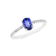 Tanzanite Gemstone Solid 925 Sterling Silver Ring