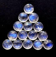 Natural Moonstone 5 MM Round Cabochon Loose Gemstone