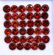 Natural Garnet 5 MM Round Cut Loose Gemstone