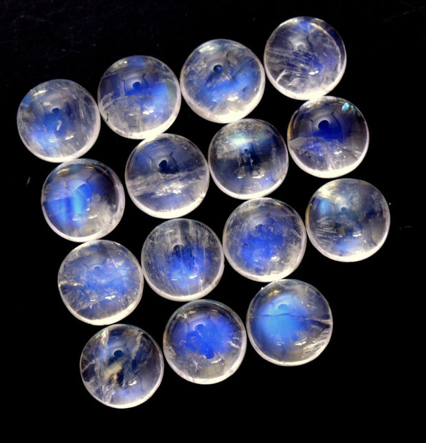 Natural Moonstone 5 MM Round Cabochon Loose Gemstone