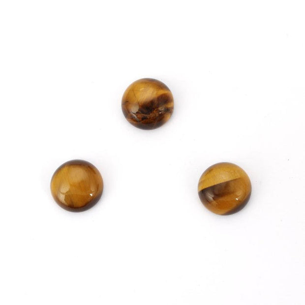 Natural Tiger's Eye 5 MM Round Cabochon Loose Gemstone