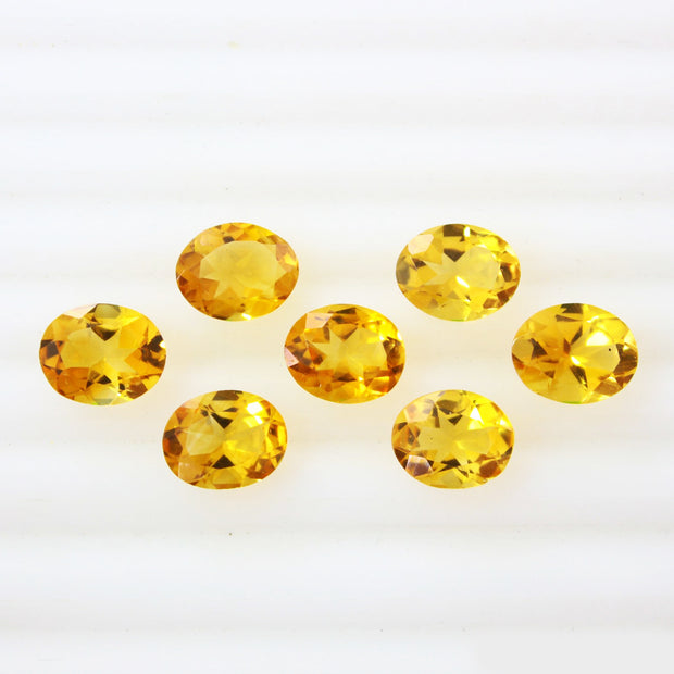 Natural Citrine 5x3 MM Oval  Cut Loose Gemstone