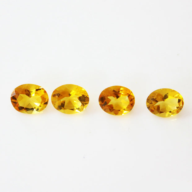 Natural Citrine 5x3 MM Oval  Cut Loose Gemstone