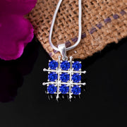 Tanzanite Gemstone Solid 925 Sterling Silver Pendant