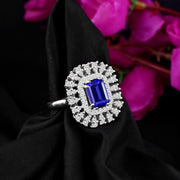 Tanzanite Gemstone Solid 925 Sterling Silver Ring