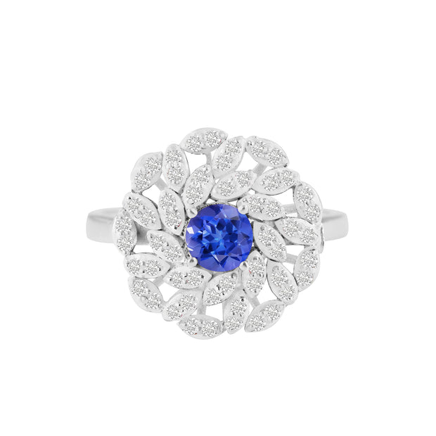 Tanzanite Gemstone Solid 925 Sterling Silver Ring