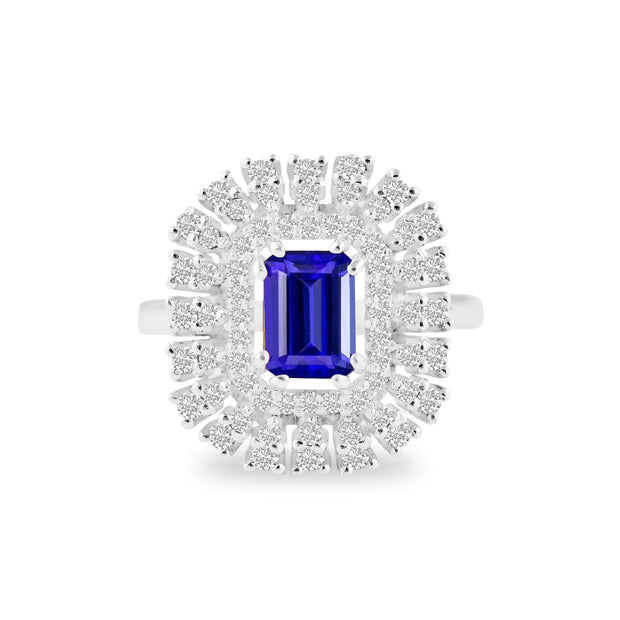 Tanzanite Gemstone Solid 925 Sterling Silver Ring