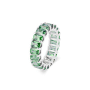 Emerald Gemstone Solid 925 Sterling Silver Ring