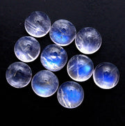 Natural Moonstone 6 MM Round Cabochon Loose Gemstone